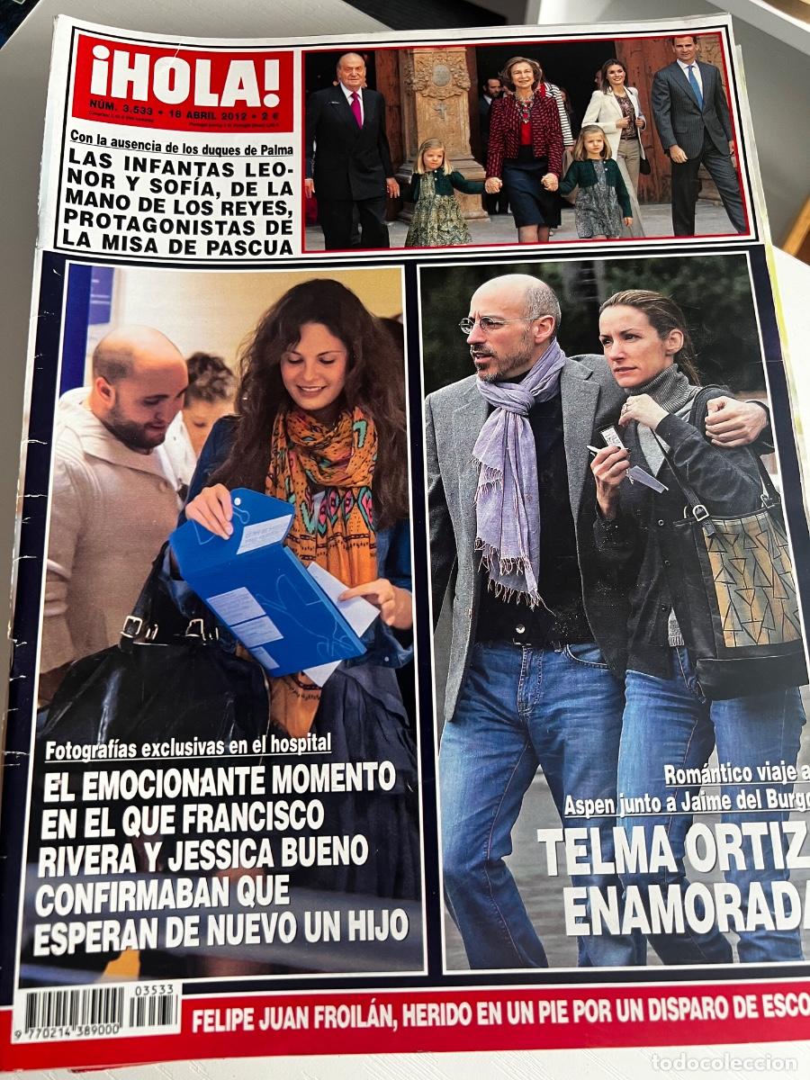 Coleccionismo de Revista Hola: HOLA! N&ordm; 3533. ABRIL 2012. LAS INFANTAS LEONOR Y SOF&Iacute;A DE LA MANO DE LOS REYES EN LA MISA DE PASCUA.