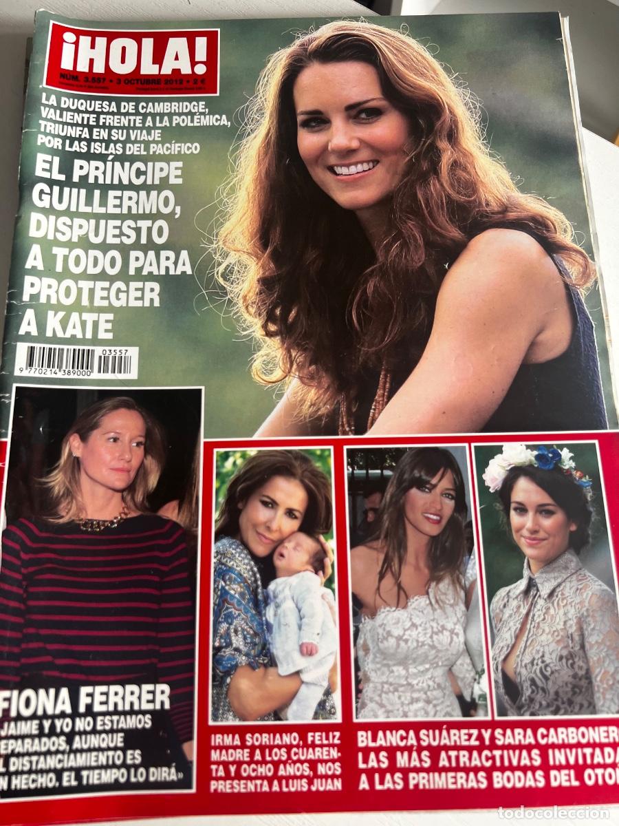 Coleccionismo de Revista Hola: HOLA! N&ordm; 3557. OCTUBRE 2012. EL PR&Iacute;NCIPE GUILLERMO DISPUESTO A TODO PARA PROTEGER A KATE