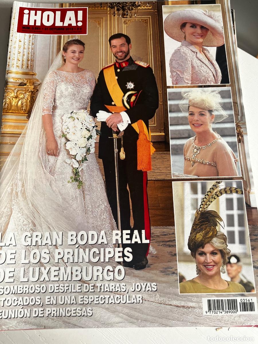 Coleccionismo de Revista Hola: HOLA! N&ordm; 3561. OCTUBRE 2012. LA GRAN BODA REAL DE LOS PR&Iacute;NCIPES DE LUXEMBURGO.