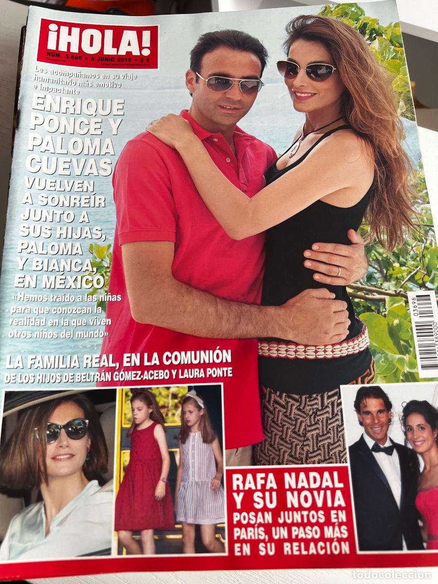 Coleccionismo de Revista Hola: HOLA! N&ordm; 3696. OCTUBRE 2015. ENRIQUE PONCE Y PALOMA CUEVAS VUELVEN A SONRE&Iacute;R JUNTO A SUS HIJAS