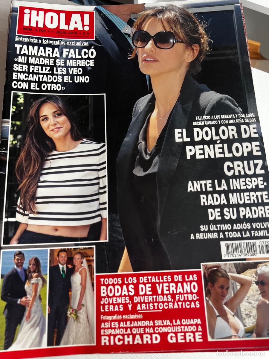 Coleccionismo de Revista Hola: HOLA! N&ordm; 3700. JULIO 2015. TAMARA FALCO; MI MADRE SE MERECE SER FELIZ