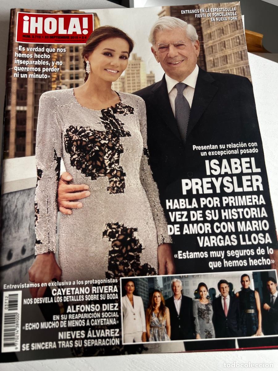 Coleccionismo de Revista Hola: HOLA! N&ordm; 3712. SEPTIEMBRE 2015. ISABEL PREYSLER HABLA POR PRIMERA VEZ DE SU HISTORIA DE AMOR