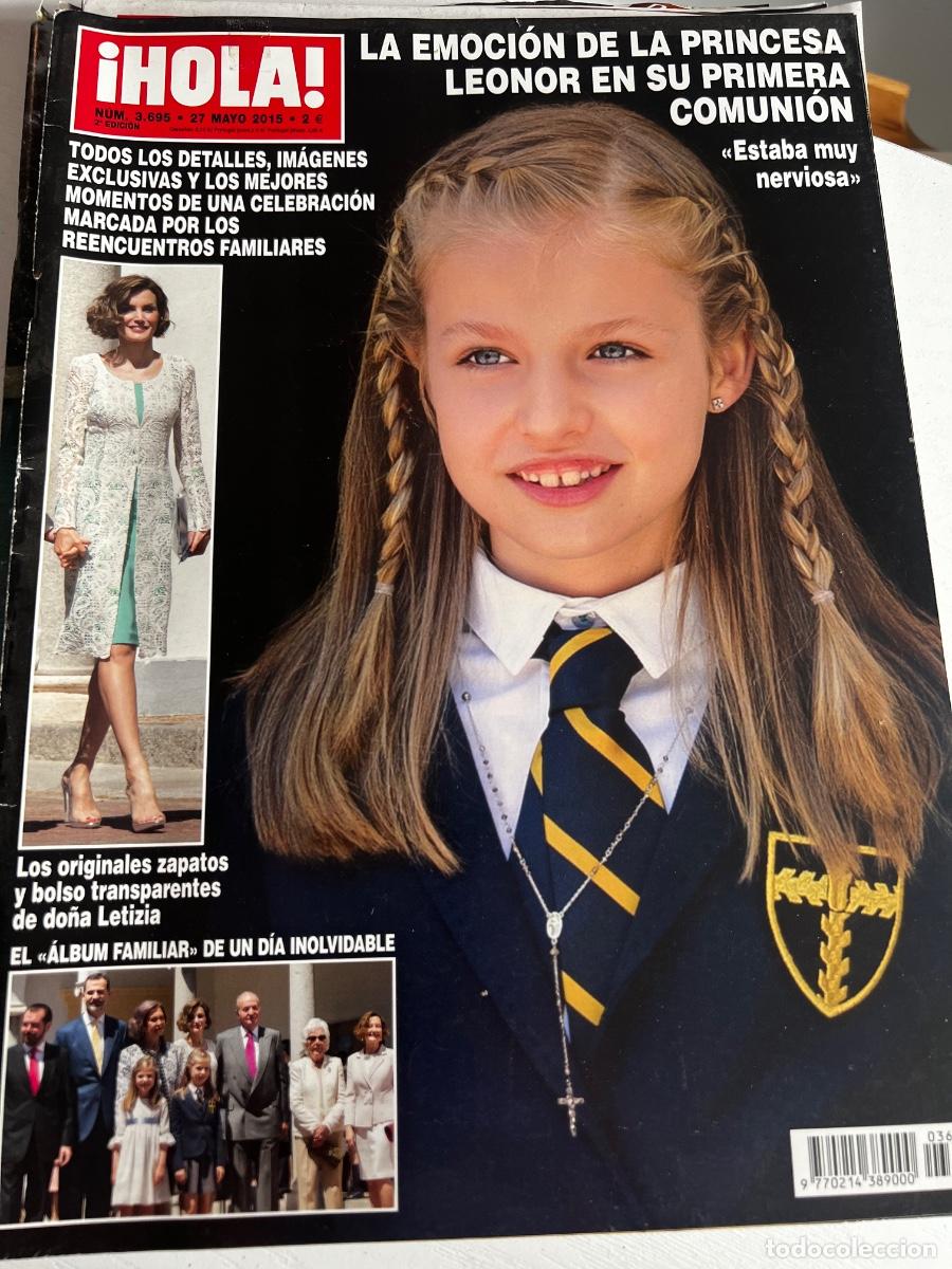Coleccionismo de Revista Hola: HOLA! N&ordm; 3695. MAYO 2015. LA EMOCI&Oacute;N DE LA PRINCESA LEONOR EN SU PRIMERA COMUNION