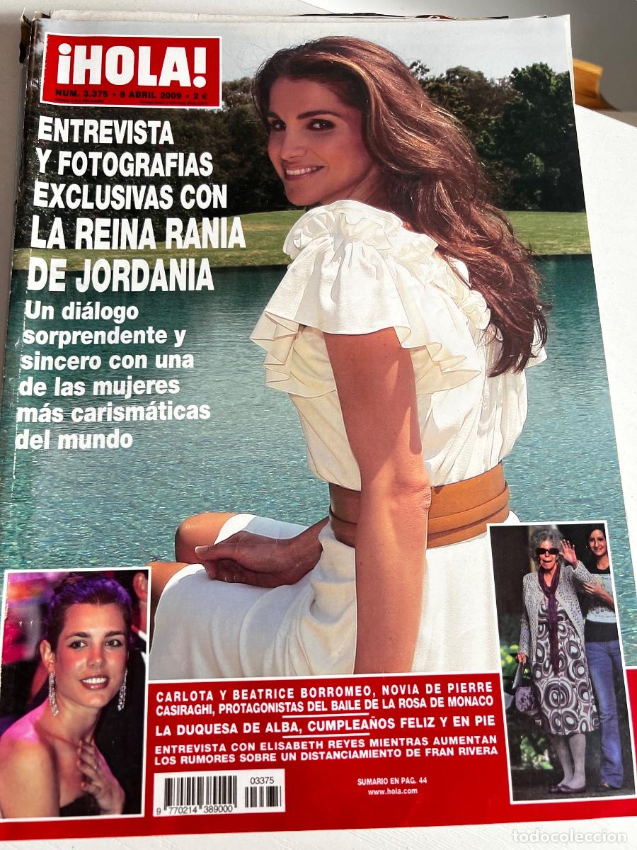 Coleccionismo de Revista Hola: HOLA! N&ordm; 3375. ABRIL 2009. ENTREVISTA Y FOTOGRAF&Iacute;AS EXCLUSIVAS CON LA REINA RANIA DE JORDANIA