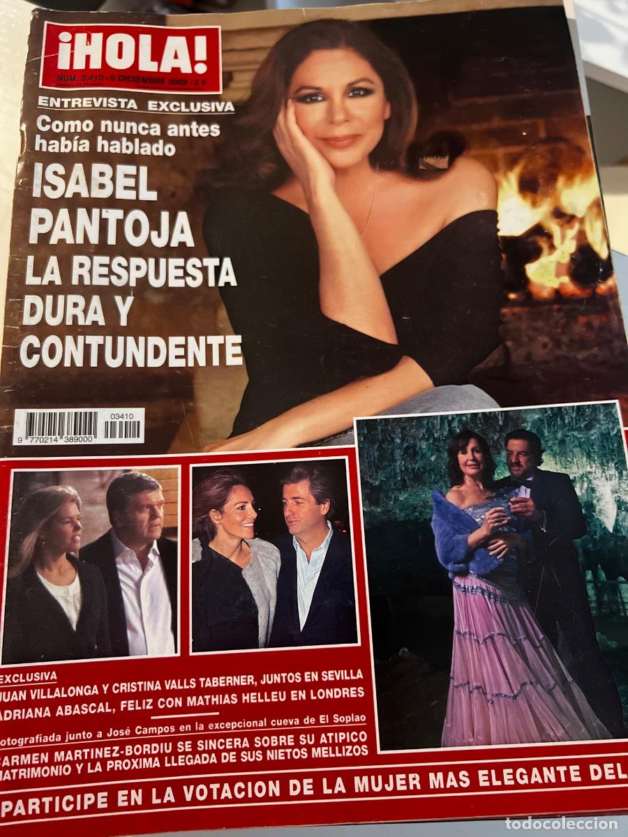 Coleccionismo de Revista Hola: HOLA! N&ordm; 3410. DICIEMBRE 2009. ISABEL PANTOJA LA RESPUESTA DURA Y CONTUNDENTE.