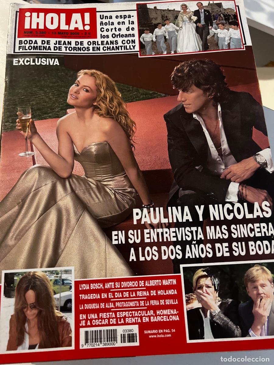 Coleccionismo de Revista Hola: HOLA! N&ordm; 3380. MAYO 2009. PAULINA Y NICOL&Aacute;S EN SU ENTREVISTA M&Aacute;S SINCERA A LOS DOS A&Ntilde;OS DE SU BODA