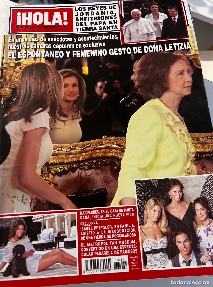 Coleccionismo de Revista Hola: HOLA! N&ordm; 3381. MAYO 2009. EL ESPONT&Aacute;NEO Y FEMENINO GESTO DE DO&Ntilde;A LETIZIA.