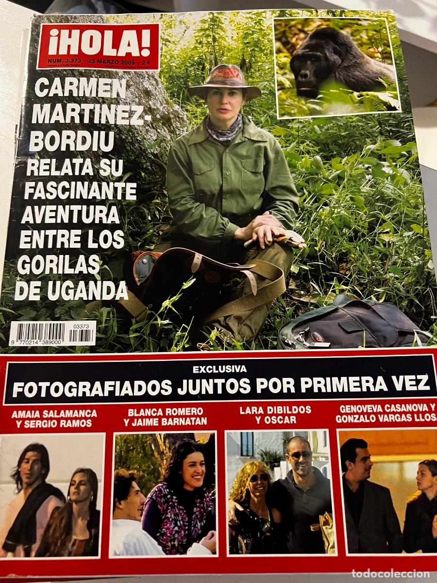 Coleccionismo de Revista Hola: HOLA! N&ordm; 3373. MARZO 2009. CARMEN MART&Iacute;NEZ-BORDIU RELATA SU FASCINANTE AVENTURA ENTRE LOS GORILAS