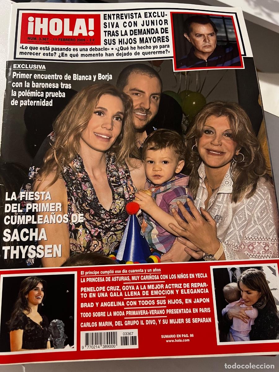 Coleccionismo de Revista Hola: HOLA! N&ordm; 3367. FEBRERO 2009. LA FIESTA DEL PRIMER CUMPLEA&Ntilde;OS DE SACHA THYSSEN.