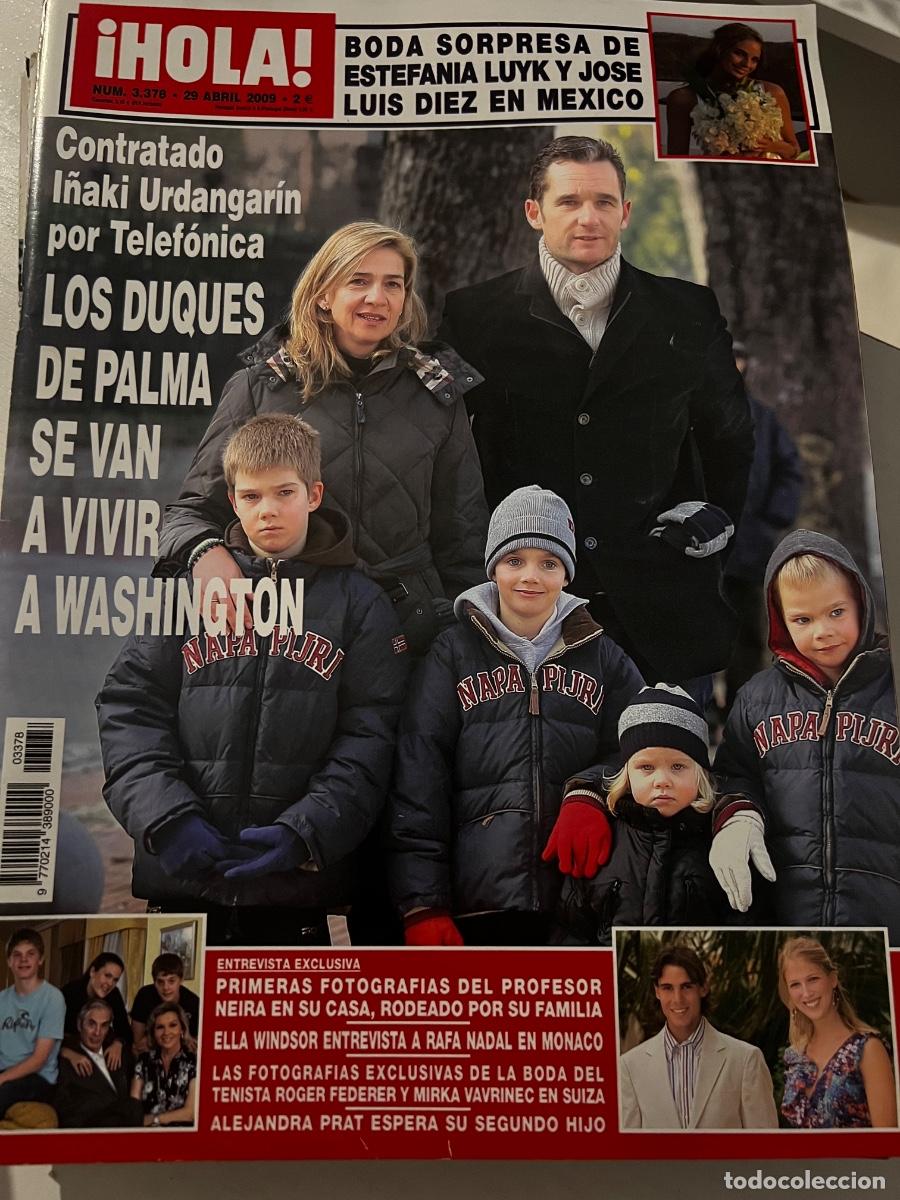 Coleccionismo de Revista Hola: HOLA! N&ordm; 3378. ABRIL 2009. LOS DUQUES DE PALMA SE VAN A VIVIR A WASHINGTON