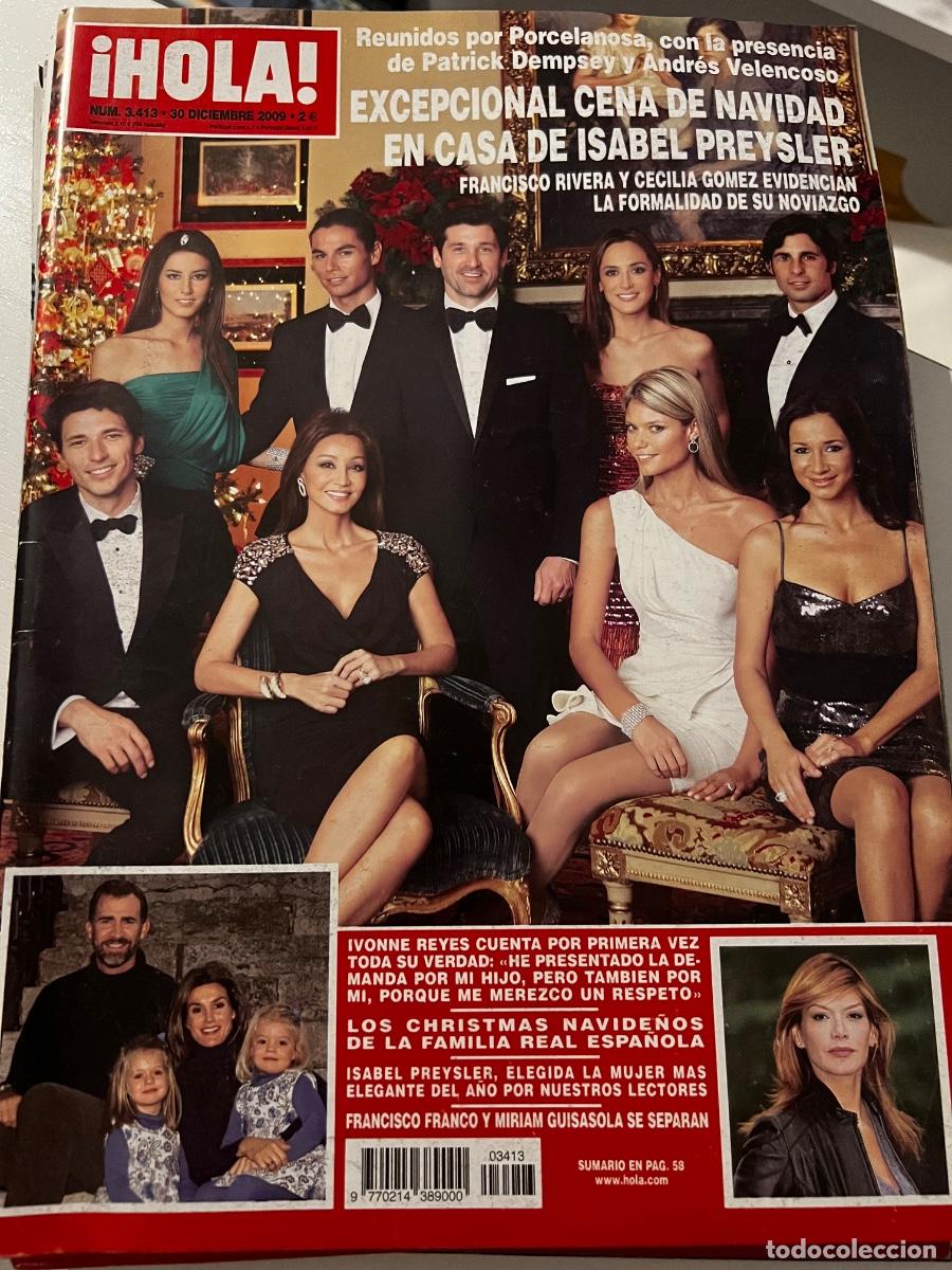 Coleccionismo de Revista Hola: HOLA! N&ordm; 3413. DICIEMBRE 2009. EXCEPCIONAL CENA DE NAVIDAD EN CASA DE ISABEL PREYSLER.