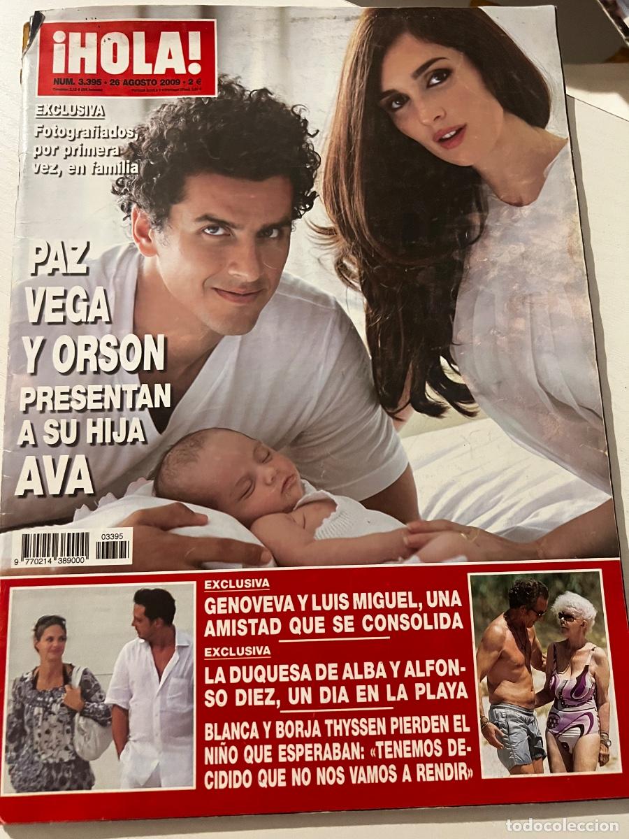Coleccionismo de Revista Hola: HOLA! N&ordm; 3395. AGOSTO 2009. PAZ VEGA Y ORSON PRESENTAN A SU HIJA AVA. FOTOGRAFIADOS EN FAMILIA