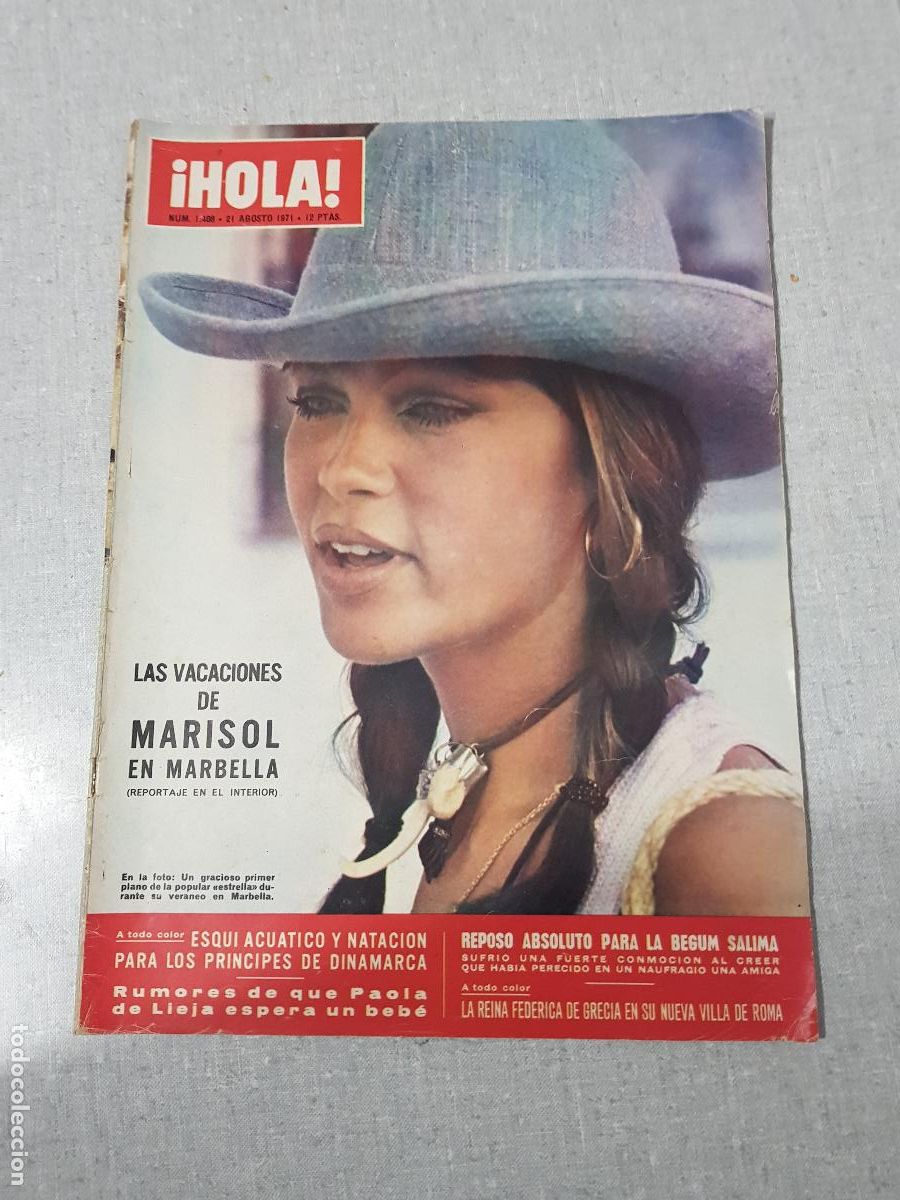 Coleccionismo de Revista Hola: HOLA NUM.1408 -21 AGOSTO 1971