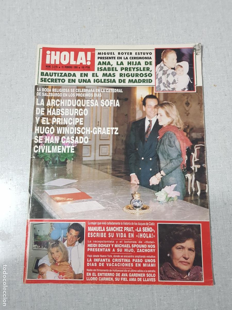 Coleccionismo de Revista Hola: HOLA NUM.2.375 -15 FEBRERO 1990