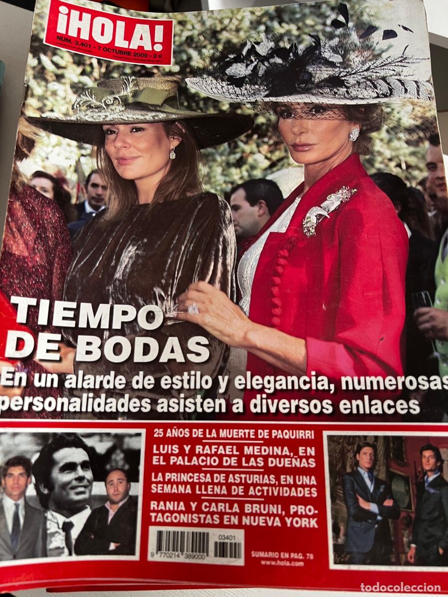 Coleccionismo de Revista Hola: HOLA! N&ordm; 3401. OCTUBRE 2009. TIEMPO DE BODAS, NUMEROSAS PERSONALIDADES ASISTEN A DIVERSOS ENLACES