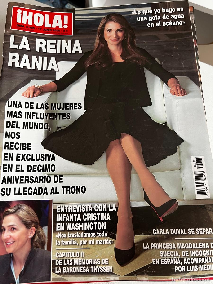 Coleccionismo de Revista Hola: HOLA! N&ordm; 3385. JUNIO 2009. LA REINA RANIA UNA DE LAS MUJERES M&Aacute;S INFLUYENTES DEL MUNDO