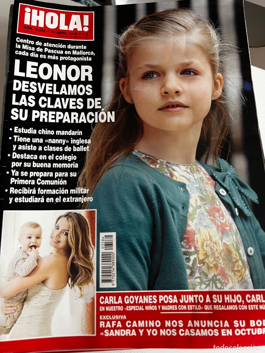 Coleccionismo de Revista Hola: HOLA! N&ordm; 3584. ABRIL 2013. LEONOR DESVALAMOS LAS CLAVES DE SU PREPARACI&Oacute;N