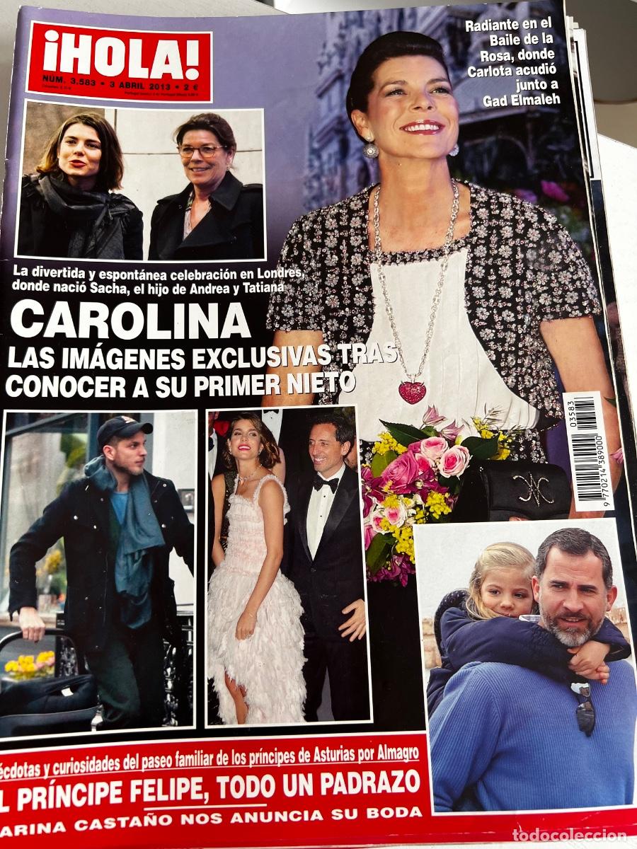 Coleccionismo de Revista Hola: HOLA! N&ordm; 3583. ABRIL 2013. CAROLINA LAS IM&Aacute;GENES EXCLUSIVAS TRAS CONOCER A SU PRIMER NIETO
