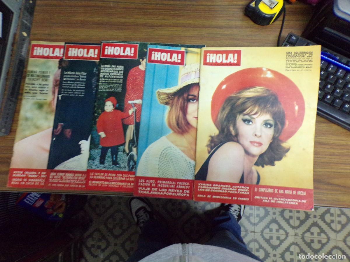 Coleccionismo de Revista Hola: lote de 5 Revistas !Hola! 1968 1966