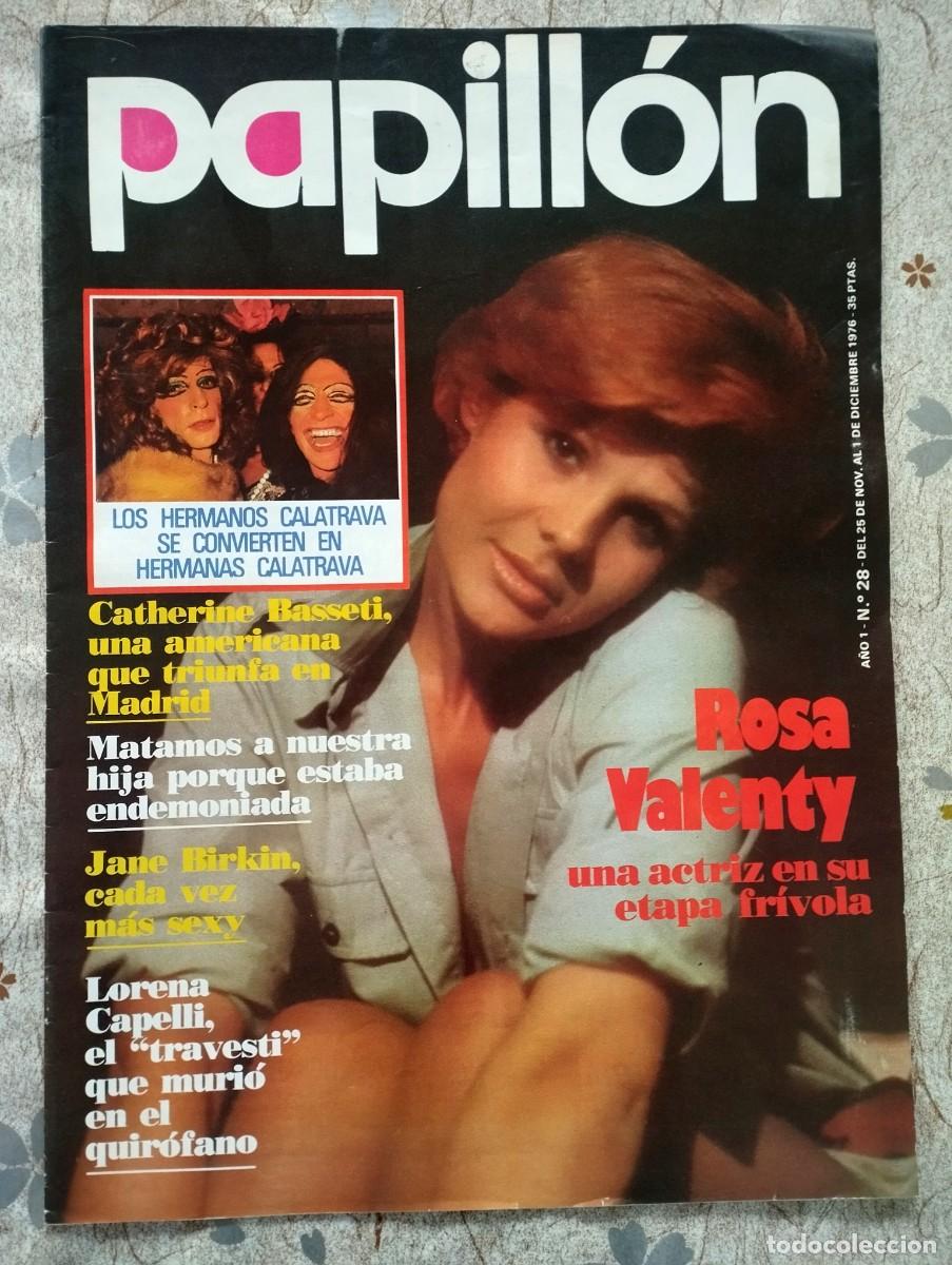 Coleccionismo de Revista Hola: PAPILLON N&ordm; 28 / ROSA VALENTY, BARBARA BACH, URSULA ANDRESS, JANE BIRKIN, LORENA CAPELLI,