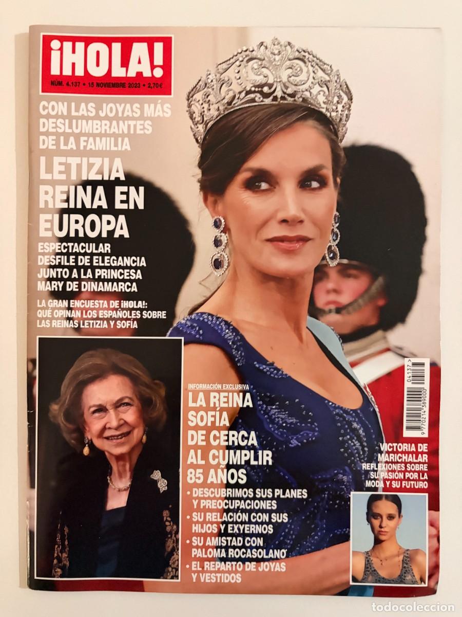 Coleccionismo de Revista Hola: &iexcl;HOLA! N&ordm; 4137. NOVIEMBRE 2023. CON LAS JOYAS M&Aacute;S DESLUMBRANTES DE LA FAMILIA, LETIZIA REINA. LEER