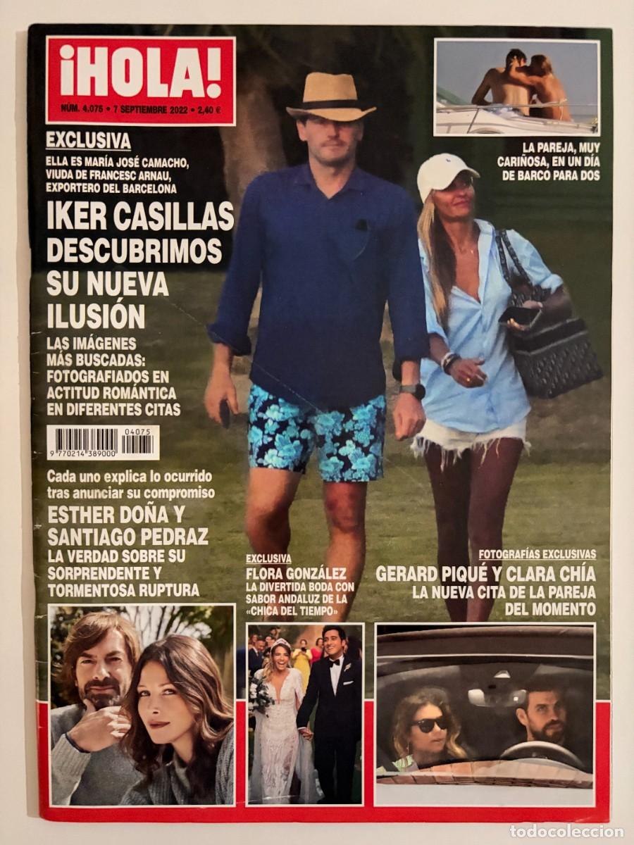 Coleccionismo de Revista Hola: &iexcl;HOLA! N&ordm; 4075. SEPTIEMBRE 2022. EXCLUSIVA. ELLA ES MAR&Iacute;A JOS&Eacute; CAMACHO, VIUDA DE FRANCESC ARNAU.LEER