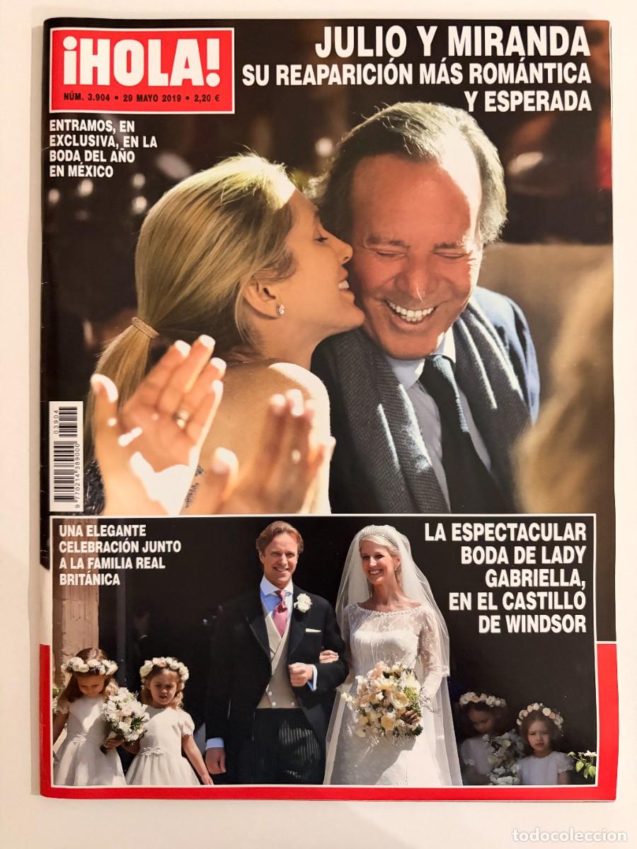 Coleccionismo de Revista Hola: &iexcl;HOLA! N&ordm; 3904. MAYO 2019. JULIO Y MIRANDA. SU REAPARICI&Oacute;N M&Aacute;S ROM&Aacute;NTICA Y ESPERADA. LEER