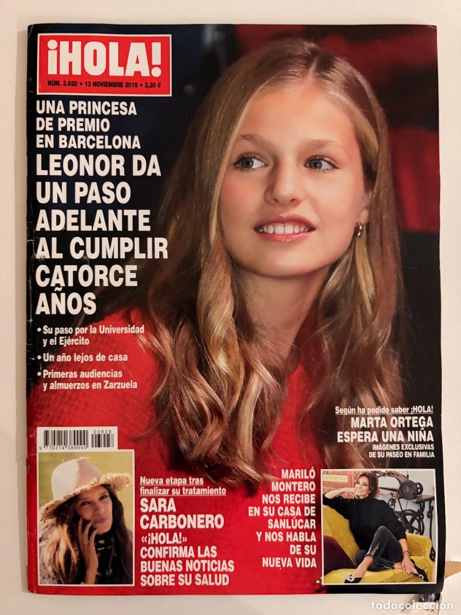 Collectionnisme de Magazine &iexcl;Hola!: &iexcl;HOLA! N&ordm; 3928. NOVIEMBRE 2019. UNA PRINCESA DE PREMIO EN BARCELONA. LEONOR DA UN PASO ADELANTE.LEER