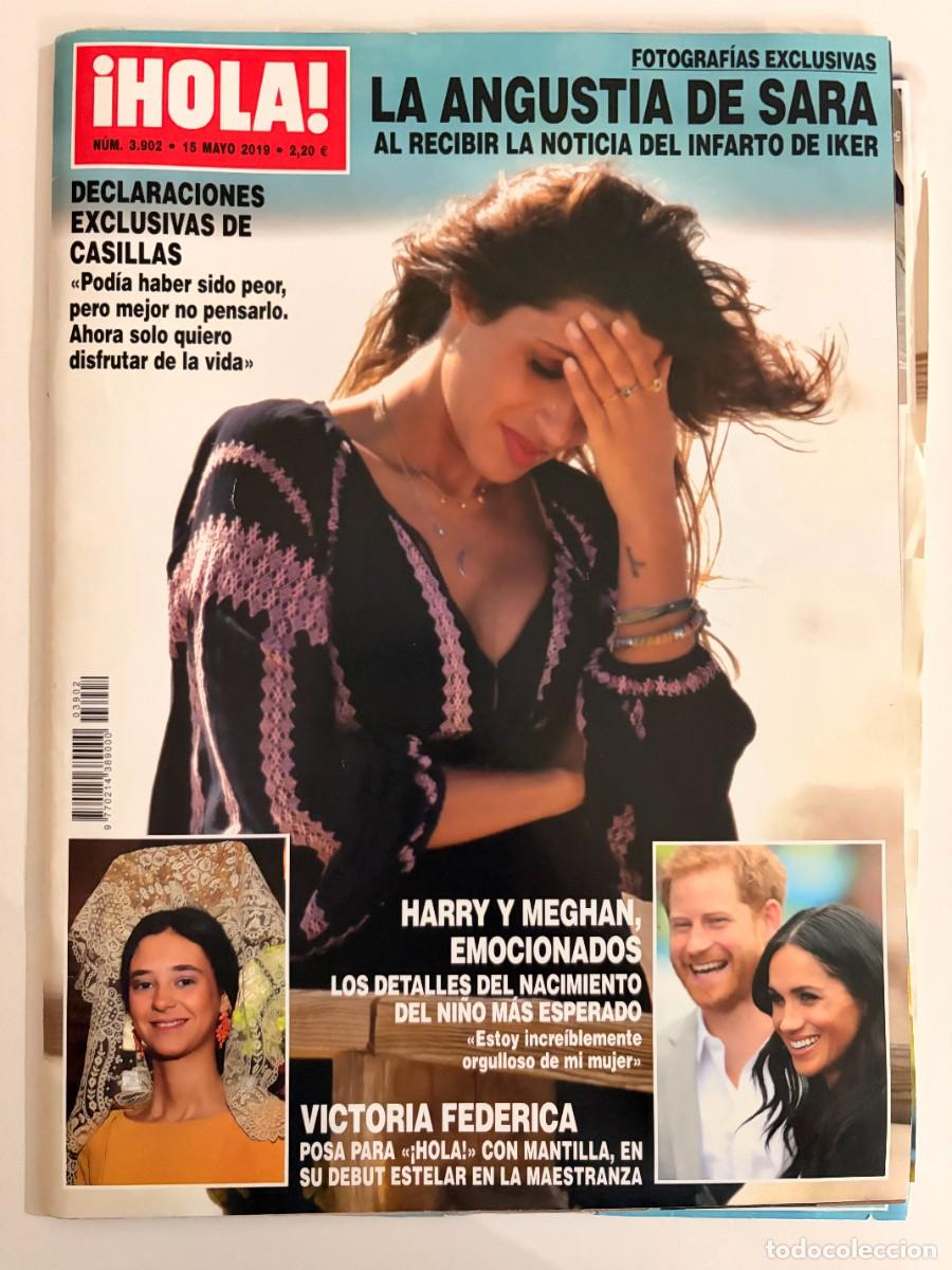Collectionnisme de Magazine &iexcl;Hola!: &iexcl;HOLA! N&ordm; 3902. MAYO 2019. FOTOGRAF&Iacute;AS EXCLUSIVAS: LA ANGUSTIA DE SARA AL RECIBIR LA NOTICIA.LEER