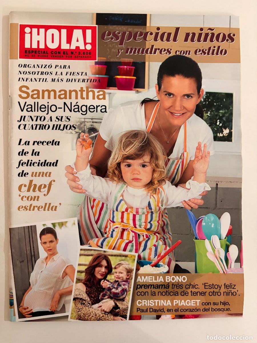 Collectionnisme de Magazine &iexcl;Hola!: &iexcl;HOLA! ESPECIAL CON EL N&ordm; 3606. ESPECIAL NI&Ntilde;OS Y MADRES CON ESTILO. LA RECETA DE LA FELICIDAD. LEER