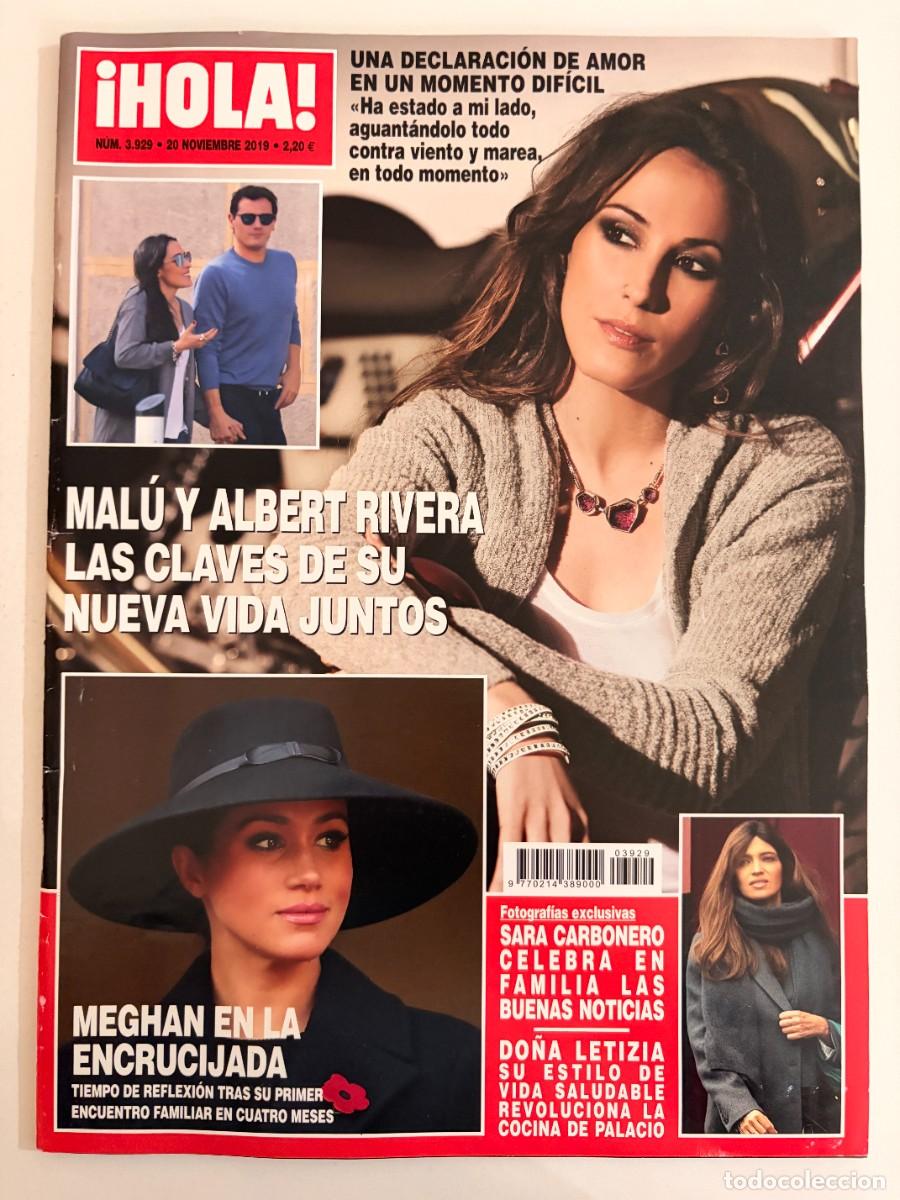 Sammeln von Zeitschriften &iexcl;Hola!: &iexcl;HOLA! N&ordm; 3929. NOVIEMBRE 2019. MAL&Uacute; Y ALBERT RIVERA. LAS CLAVES DE SU NUEVA VIDA JUNTOS. LEER