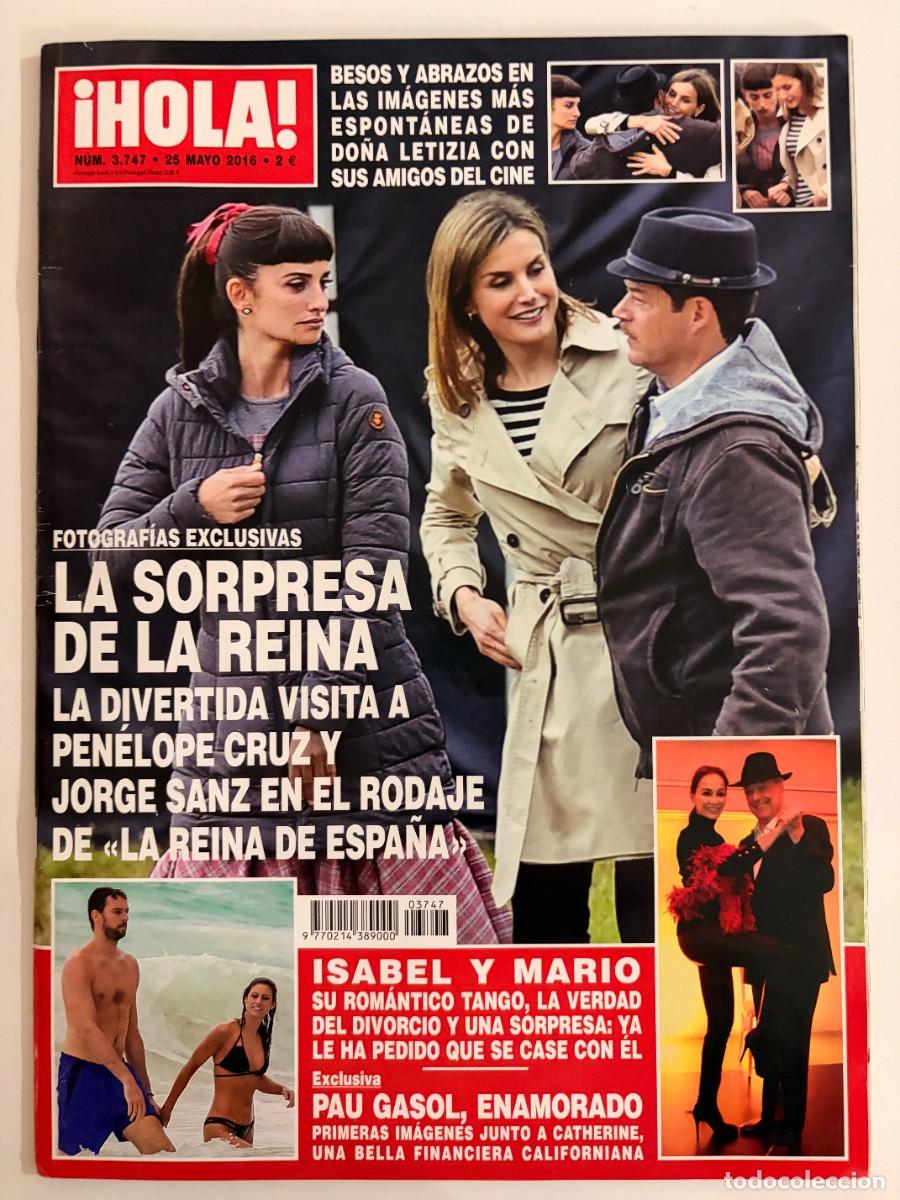 Coleccionismo de Revista Hola: &iexcl;HOLA! N&ordm; 3747. MAYO 2016. BESOS Y ABRAZOS EN LAS IM&Aacute;GENES M&Aacute;S ESPONT&Aacute;NEAS DE DO&Ntilde;A LETIZIA.LEER
