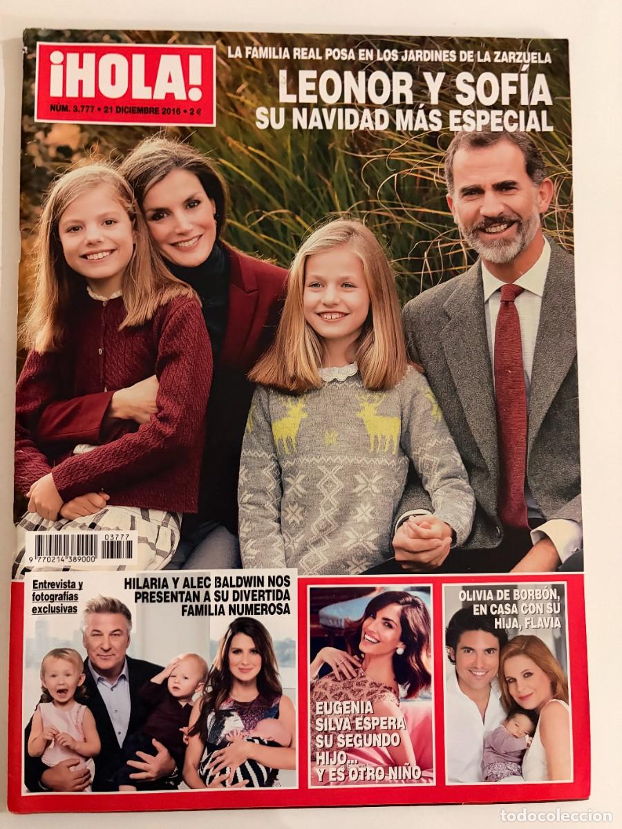Coleccionismo de Revista Hola: &iexcl;HOLA! N&ordm; 3777. DICIEMBRE 2016. LEONOR Y SOF&Iacute;A EN SU NAVIDAD M&Aacute;S ESPECIAL. LEER