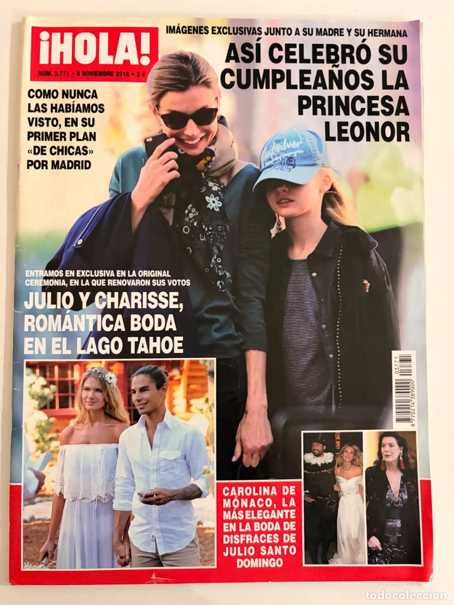 Coleccionismo de Revista Hola: &iexcl;HOLA! N&ordm; 3771. NOVIEMBRE 2016. AS&Iacute; CELEBR&Oacute; SU CUMPLEA&Ntilde;OS LA PRINCESA LEONOR. LEER