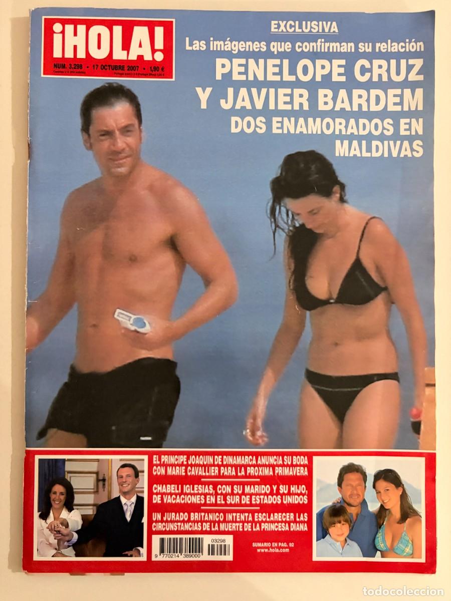 Coleccionismo de Revista Hola: &iexcl;HOLA! N&ordm; 3298. OCTUBRE 2007. PENELOPE CRUZ Y JAVIER BARDEM, DOS ENAMORADOS EN MALDIVAS. LEER
