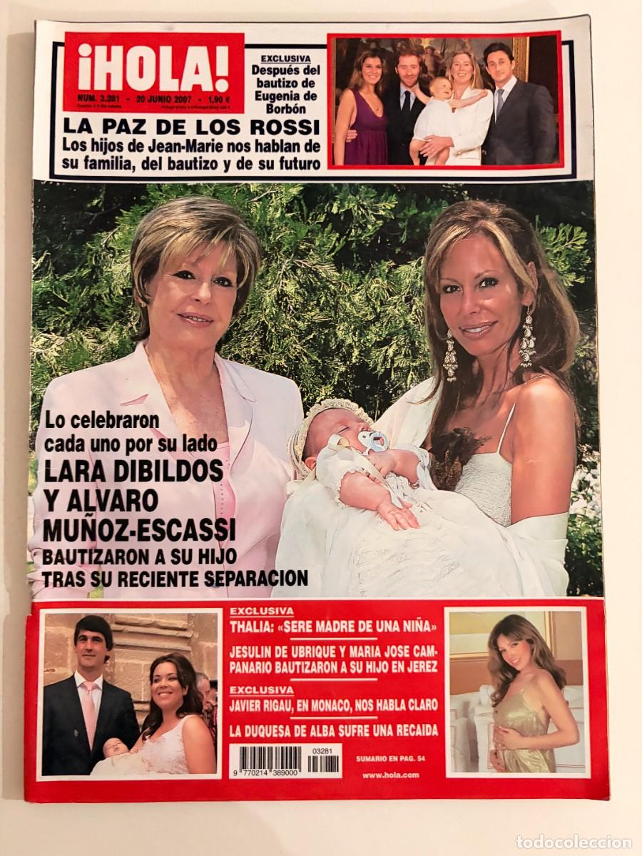 Coleccionismo de Revista Hola: &iexcl;HOLA! N&ordm; 33291. JUNIO 2007. EXCLUSIVA: DESPU&Eacute;S DEL BAUTIZO DE EUGENIA DE BORB&Oacute;N. LEER