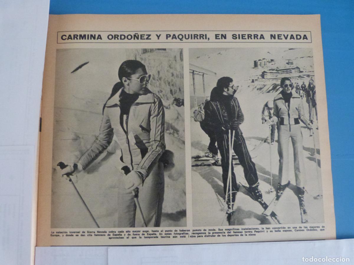 Coleccionismo de Revista Hola: RECORTE CLIPPING CARMINA ORDO&Ntilde;EZ Y PAQUIRRI REVISTA HOLA N&ordm; 1645 PAG. 11