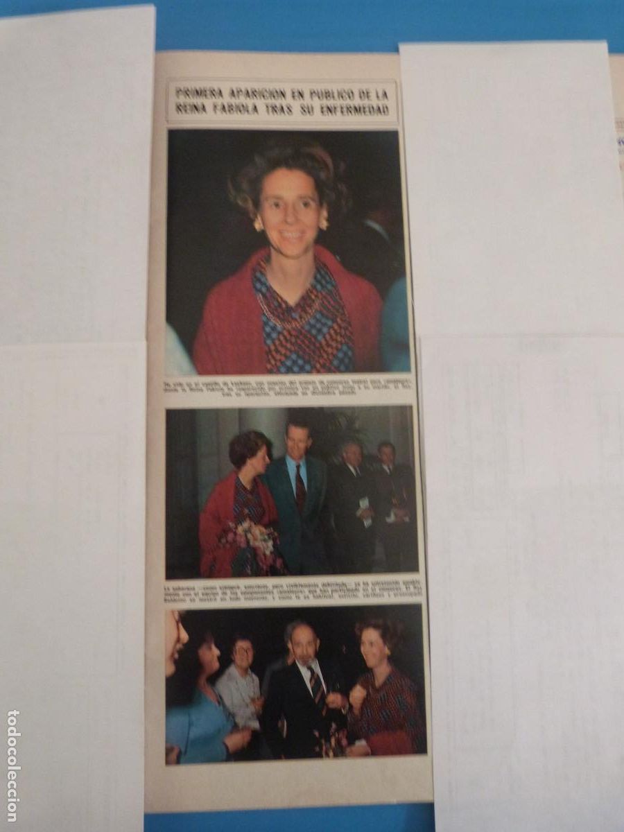 Coleccionismo de Revista Hola: RECORTE CLIPPING REINA FABIOLA REVISTA HOLA N&ordm; 1644 PAG. 15