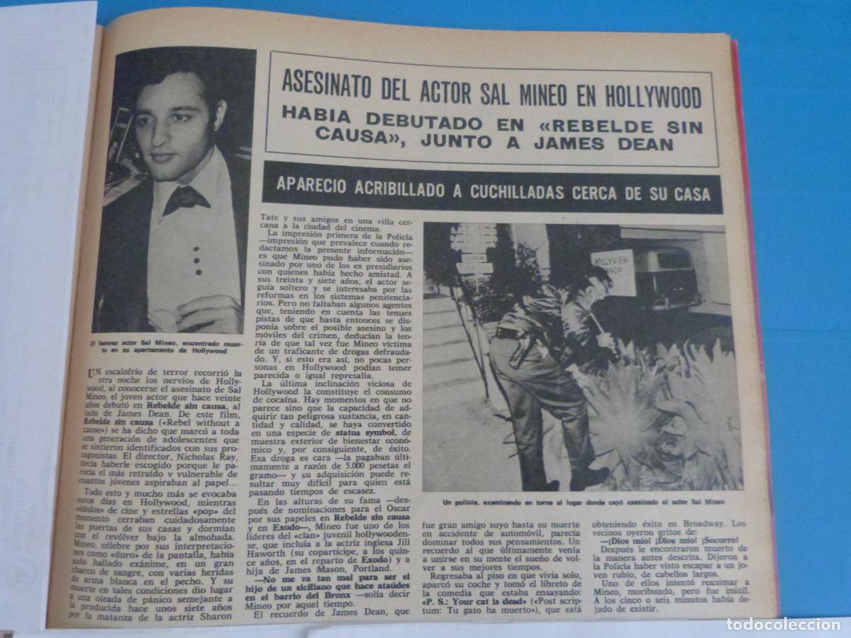 Coleccionismo de Revista Hola: RECORTE CLIPPING SAL MINEO REVISTA HOLA N&ordm; 1644 PAG. 49