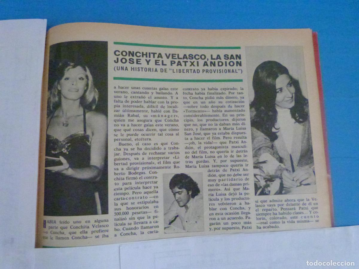 Coleccionismo de Revista Hola: RECORTE CLIPPING CONCHA VELASCO REVISTA HOLA N&ordm; 1644 PAG. 55