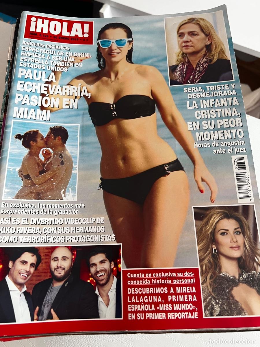 Coleccionismo de Revista Hola: HOLA! N&ordm; 3729. ENERO 2016. PAULA ECHEVARR&Iacute;A PASI&Oacute;N EN MIAMI CON BUSTAMANTE.