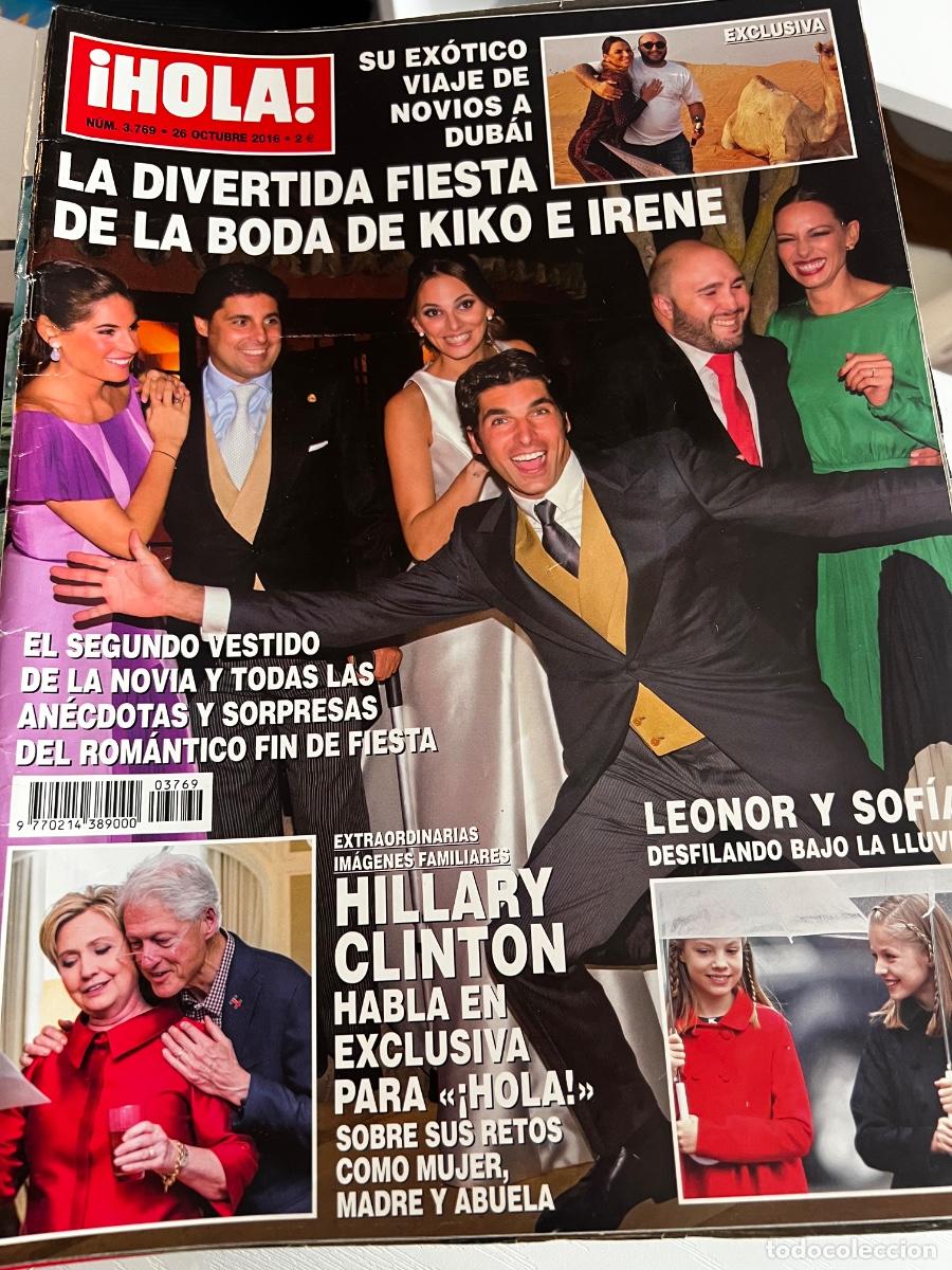 Coleccionismo de Revista Hola: HOLA! N&ordm; 3769. OCTUBRE 2016. LA DIVERTIDA FIESTA DE LA BODA DE KIKO E IRENE. LEER