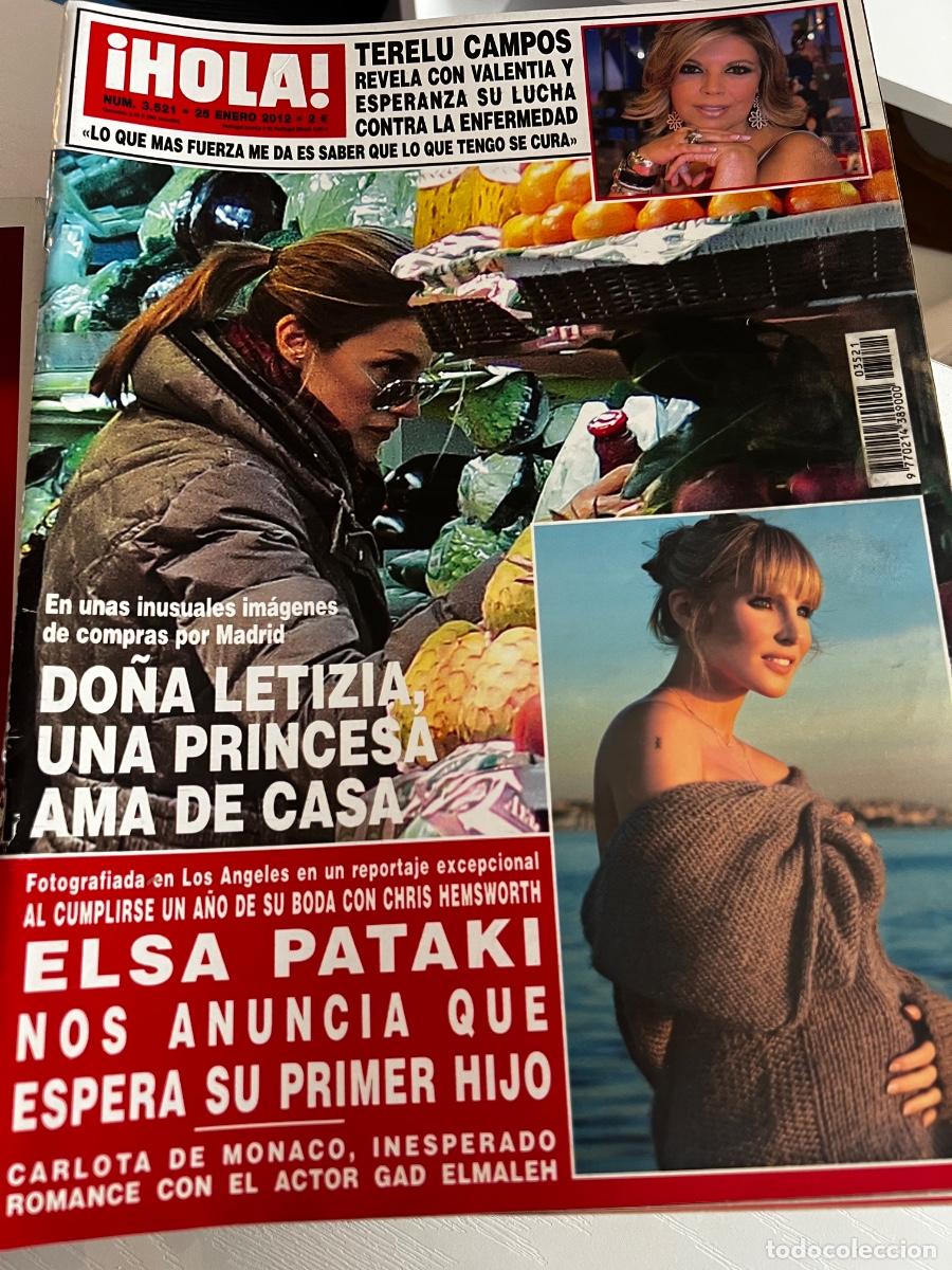 Coleccionismo de Revista Hola: HOLA! N&ordm; 3521. ENERO 2012. DO&Ntilde;A LETIZIA UNA PRINCESA AMA DE CASA, DE COMPRAS POR MADRID.