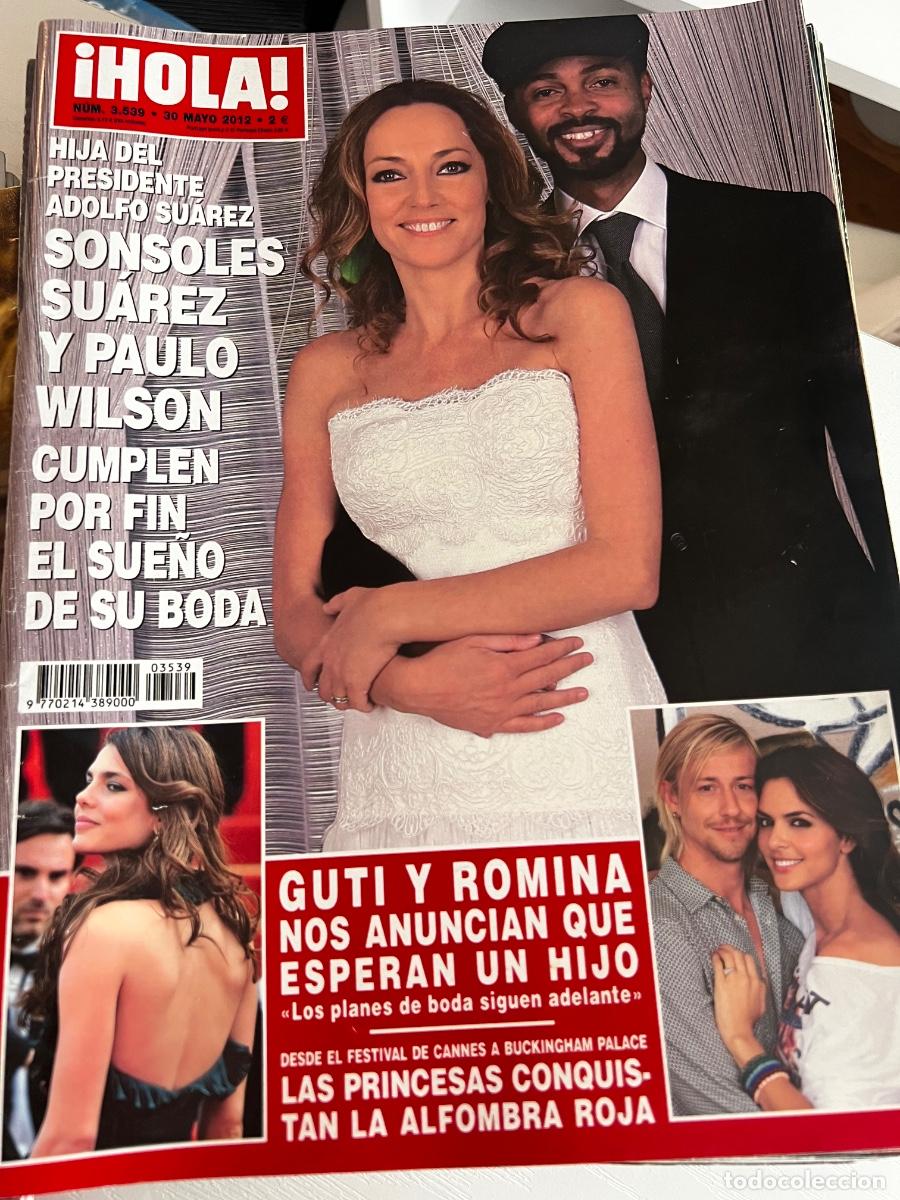 Coleccionismo de Revista Hola: HOLA! N&ordm; 3539. MAYO 2012. SONSOLES SU&Aacute;REZ Y PAULO WILSON CUMPLEN POR FIN EL SUE&Ntilde;O DE SU BODA.