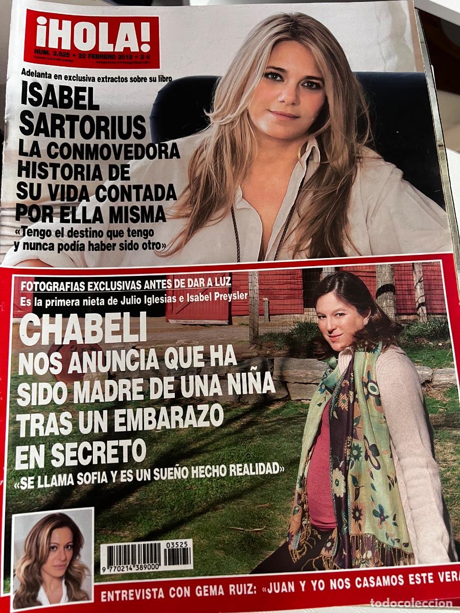 Coleccionismo de Revista Hola: HOLA! N&ordm; 3525. FEBRERO 2012. ISABEL SARTORIUS LA COMMOVEDORA HISTORIA DE SU VIDA