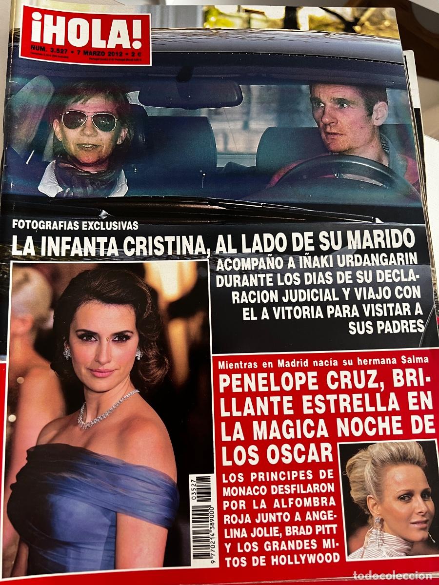 Coleccionismo de Revista Hola: HOLA! N&ordm; 3527. MARZO 2012. LA INFANTA CRISTINA AL LADO DE AU MARIDO, ACOMPA&Ntilde;O A AU MARIDO.