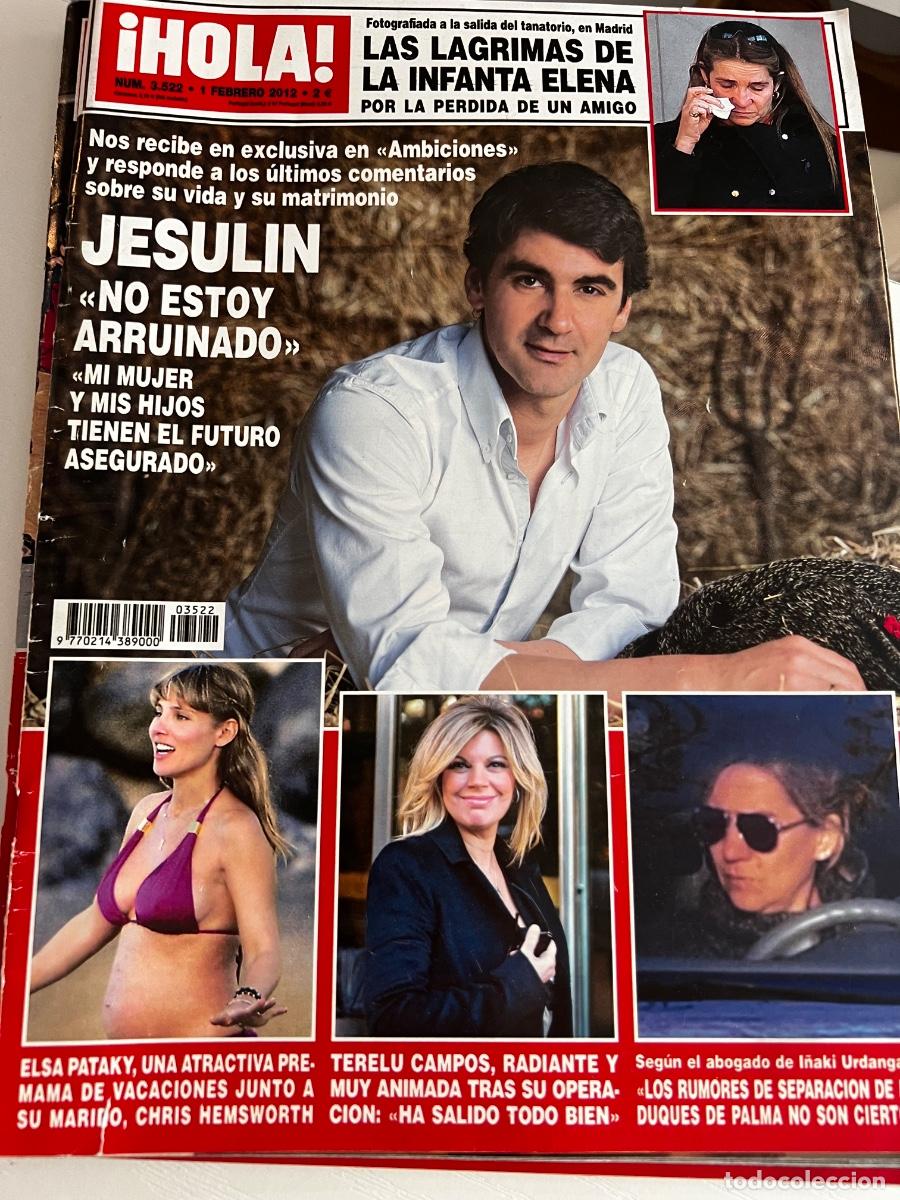 Coleccionismo de Revista Hola: HOLA! N&ordm; 3522. FEBRERO 2012. JESULIN: NO ESTOY ARRUINADO, MI MUKER Y MIS HIJOS TIENEN UN FUTURO.