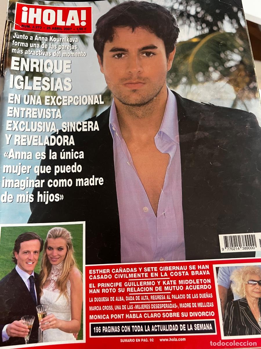 Coleccionismo de Revista Hola: HOLA! N&ordm; 3273. ABRIL 2007. ENRIQUE IGLESIAS EN UNA EXCEPCIONAL ENTREVISTA SINCERA Y REVELADORA