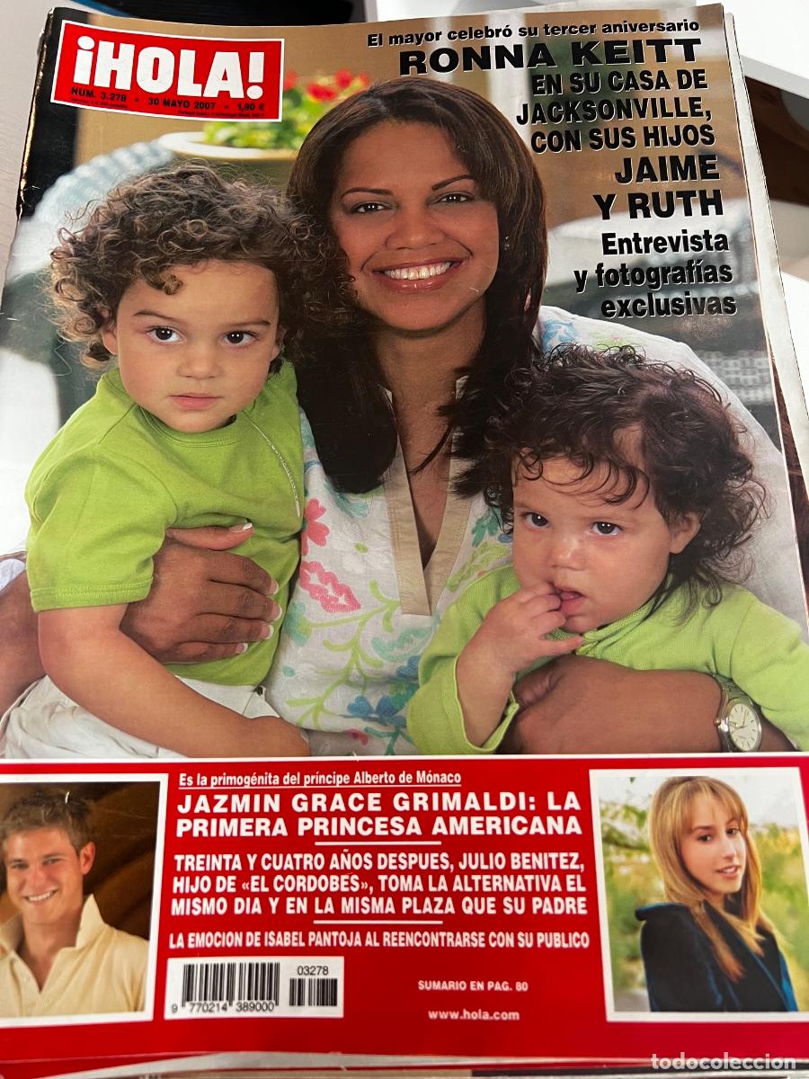 Coleccionismo de Revista Hola: HOLA! N&ordm; 3278. MAYO 2007. RONNA KEITT EN SI CASA DE JACKSONVILLE CON SUS HIJOS JAIME Y RUTH