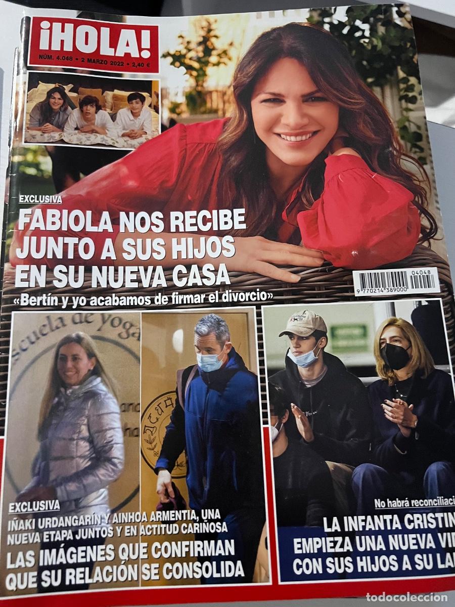 Coleccionismo de Revista Hola: &iexcl;HOLA! N&ordm; 4048. MARZO 2022. FABIOLA NOS RECIBE JUNTO A SUS HIJOS EN SU NUEVA CASA